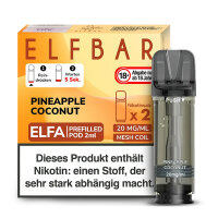Elf Bar ELFA Pods - Prefilled Vape Pod - Pineapple Coconut